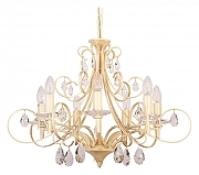 Люстра Doge Luce 311 311L07X4-904 цвет плафона/подвески Прозрачный, цвет арматуры Бежевый