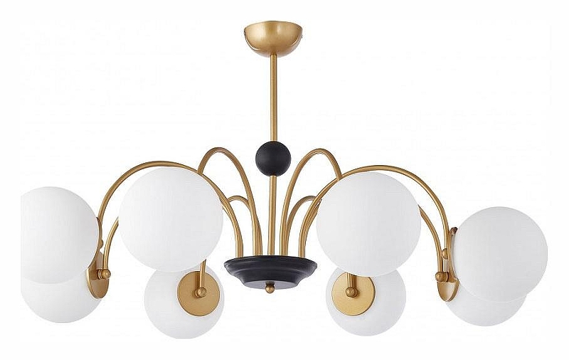 Люстра на штанге Arte Milano AM-Napoli 312066/D940/8 BS/BK 