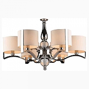 Люстра Newport 31300 31305+1/C цвет плафона/подвески Бежевый, цвет арматуры Прозрачный, Никель