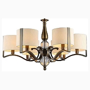 Люстра Newport Elen 31305+1/C B/C цвет плафона/подвески Бежевый, цвет арматуры Прозрачный, Латунь