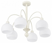 Люстра на штанге Arte Milano AM-Napoli 313066/D700/6 IV цвет плафона/подвески Белый, цвет арматуры Слоновая кость