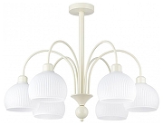 Люстра на штанге Arte Milano AM-Napoli 313066/D700/6 IV цвет плафона/подвески Белый, цвет арматуры Слоновая кость-2