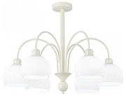Люстра на штанге Arte Milano AM-Napoli 313066/D700/6 IV цвет плафона/подвески Белый, цвет арматуры Слоновая кость-3