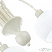 Люстра на штанге Arte Milano AM-Napoli 313066/D700/6 IV цвет плафона/подвески Белый, цвет арматуры Слоновая кость-4