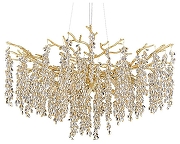 Люстра Divinare Salice 3134/01 SP-10 цвет плафона/подвески Оранжевый, цвет арматуры Золото