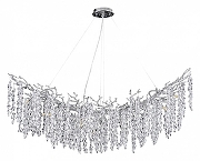 Люстра Divinare Salice 3135/26 SP-14 цвет плафона/подвески Белый, цвет арматуры Серебро-1