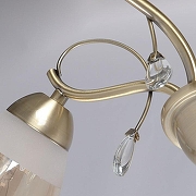 Люстра на штанге De City Блеск 21 315016105 цвет плафона/подвески Бежевый, цвет арматуры Бронза-5