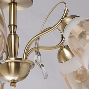 Люстра на штанге De City Блеск 21 315016105 цвет плафона/подвески Бежевый, цвет арматуры Бронза-6