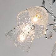 Люстра De City Блеск 30 315016305 цвет плафона/подвески Белый, Прозрачный, цвет арматуры Хром-4