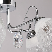 Люстра De City Блеск 30 315016305 цвет плафона/подвески Белый, Прозрачный, цвет арматуры Хром-5