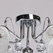 Люстра De City Блеск 30 315016305 цвет плафона/подвески Белый, Прозрачный, цвет арматуры Хром-7