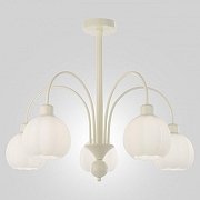 Люстра на штанге Arte Milano AM-Napoli 315066/D680/5 IV цвет плафона/подвески Белый, цвет арматуры Слоновая кость-1