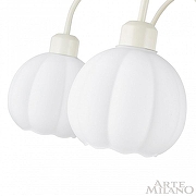 Люстра на штанге Arte Milano AM-Napoli 315066/D680/6 IV цвет плафона/подвески Белый, цвет арматуры Слоновая кость-4