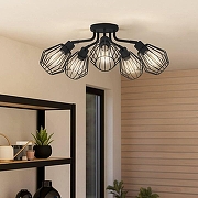 Люстра Eglo TARBES 31532 цвет плафона/подвески Черный, цвет арматуры Черный-3