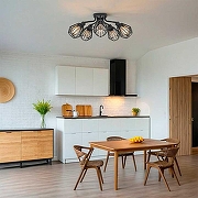 Люстра Eglo TARBES 31532 цвет плафона/подвески Черный, цвет арматуры Черный-4