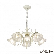 Люстра Arte Milano AM-Napoli 316066/D680/6 IV цвет плафона/подвески Белый, цвет арматуры Слоновая кость-1