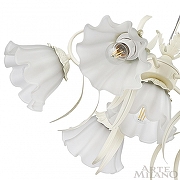 Люстра Arte Milano AM-Napoli 316066/D680/6 IV цвет плафона/подвески Белый, цвет арматуры Слоновая кость-4