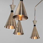 Люстра на штанге Bogate's Glustin 316/10 цвет плафона/подвески Латунь, цвет арматуры Латунь, Черный-1