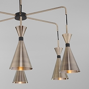 Люстра на штанге Bogate's Glustin 316/6 цвет плафона/подвески Латунь, цвет арматуры Латунь, Черный-2