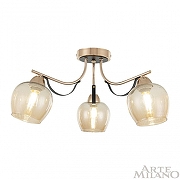 Люстра Arte Milano AMALFI-322306 322306/3 FG+BK цвет золото, черный-1