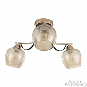 Люстра Arte Milano AMALFI-322306 322306/3 FG+BK цвет золото, черный-2