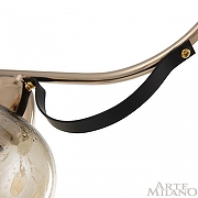 Люстра Arte Milano AMALFI-322306 322306/3 FG+BK цвет плафона/подвески Оранжевый, цвет арматуры Золото, Черный-3