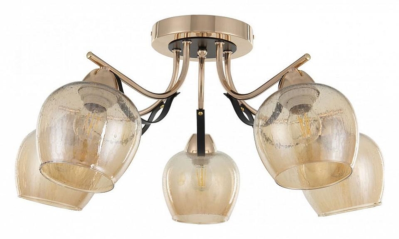 Люстра Arte Milano AMALFI-322306 322306/5 FG+BK 