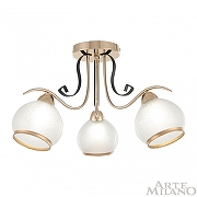Люстра Arte Milano AMALFI-323306 323306/3 FG+BK цвет золото, черный-1