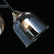 Люстра на штанге De City Альфа 18 324017005 цвет плафона/подвески Бежевый, цвет арматуры Золото, Черный-3