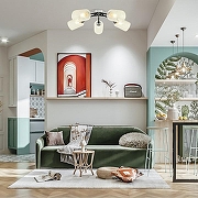 Люстра Arte Milano Napoli-326207 326207/5 CR.BK цвет плафона/подвески Прозрачный, цвет арматуры Хром, Черный-8