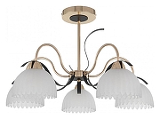 Люстра на штанге Arte Milano Napoli-327306 327306/5 FG+BK цвет золото, черный