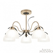 Люстра на штанге Arte Milano Napoli-327306 327306/5 FG+BK цвет золото, черный-1