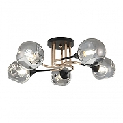 Люстра Arte Milano AMALFI-328419 328419/5 FG+BK цвет золото, черный-2