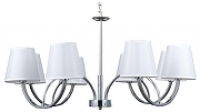 Люстра MW-Light Вега 5 329012008 цвет плафона/подвески Белый, цвет арматуры Хром