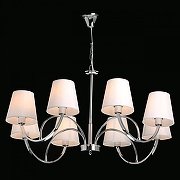 Люстра MW-Light Вега 5 329012008 цвет плафона/подвески Белый, цвет арматуры Хром-2