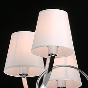 Люстра MW-Light Вега 5 329012008 цвет плафона/подвески Белый, цвет арматуры Хром-4