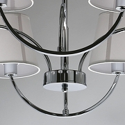 Люстра MW-Light Вега 5 329012008 цвет плафона/подвески Белый, цвет арматуры Хром-8
