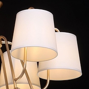 Люстра MW-Light Вега 6 329012308 цвет плафона/подвески Бежевый, цвет арматуры Золото-4