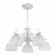 Люстра Arte Milano Amalfi-0644 330644/5 WT+SL цвет плафона/подвески Белый, цвет арматуры Белый, Серебро-3