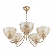 Люстра Arte Milano Amalfi-1466 331466/5 FGD цвет плафона/подвески Янтарный, цвет арматуры Золото-3