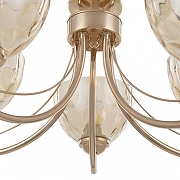 Люстра Arte Milano Amalfi-1466 331466/5 FGD цвет плафона/подвески Янтарный, цвет арматуры Золото-4