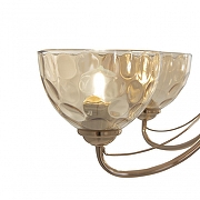 Люстра Arte Milano Amalfi-1466 331466/5 FGD цвет плафона/подвески Янтарный, цвет арматуры Золото-5