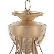 Люстра Arte Milano Amalfi-1466 331466/5 FGD цвет плафона/подвески Янтарный, цвет арматуры Золото-8