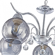 Люстра Arte Milano Amalfi-1556 331556/5 CR цвет плафона/подвески Прозрачный, цвет арматуры Хром-7