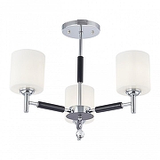 Люстра на штанге Arte Milano Napoli-2220 332220/3 CR цвет плафона/подвески Белый, Прозрачный, цвет арматуры Хром, Черный-2