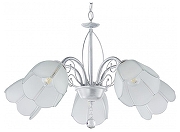 Люстра Arte Milano Amalfi-2656 332656/5 WT+SL цвет плафона/подвески Прозрачный, цвет арматуры Белый, Серебро