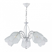 Люстра Arte Milano Amalfi-2656 332656/5 WT+SL цвет плафона/подвески Прозрачный, цвет арматуры Белый, Серебро-1