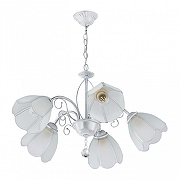 Люстра Arte Milano Amalfi-2656 332656/5 WT+SL цвет плафона/подвески Прозрачный, цвет арматуры Белый, Серебро-3