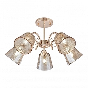 Люстра на штанге Arte Milano Napoli-6820 333307/5 FGD цвет плафона/подвески Оранжевый, цвет арматуры Золото-2