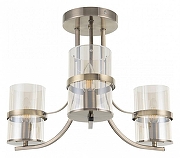 Люстра на штанге Arte Milano Napoli-5124 335124/3 AB цвет плафона/подвески Оранжевый, цвет арматуры Бронза